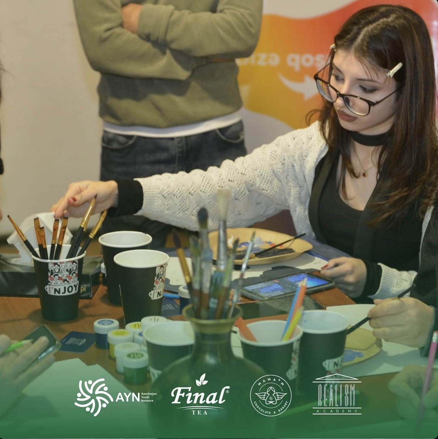 🎨 Gənclər Həftəsində sənətlə dolu anlar! 🎨